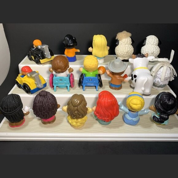 Fisher Price Little People Farmer Cow Disney Princess Barbie Wheelies Lot - Picture 5 of 12